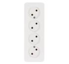 Четырехместная розетка SCHNEIDER ELECTRIC BLNRA000411 Blanca Белый