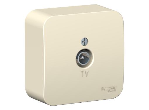 Изображение товара Розетка телевизионная SCHNEIDER ELECTRIC Blanca молочная для скрытой установки