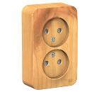 Изображение товара Розетка Schneider Electric Blanca BLNRA001215 цвет ясень 2 места 16A 250V