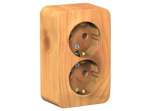 Изображение товара Розетка Schneider Electric Blanca 2-м оп 16А 250В без шторок