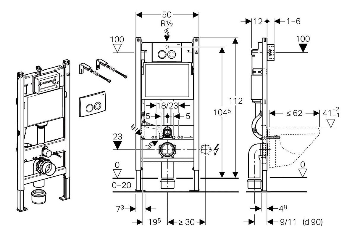 Инсталляция чертеж. Инсталляция Geberit Duofix Delta up100 458.124.21.1. Инсталляция Geberit Duofix 3 в 1 с delta21. Geberit Set 458.124.21.1. Инсталляция Геберит 458.124.21.1 крепеж.