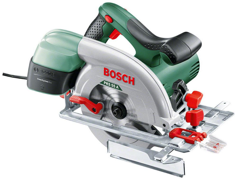 фото Пила циркулярная bosch pks 55 a (0603501002)