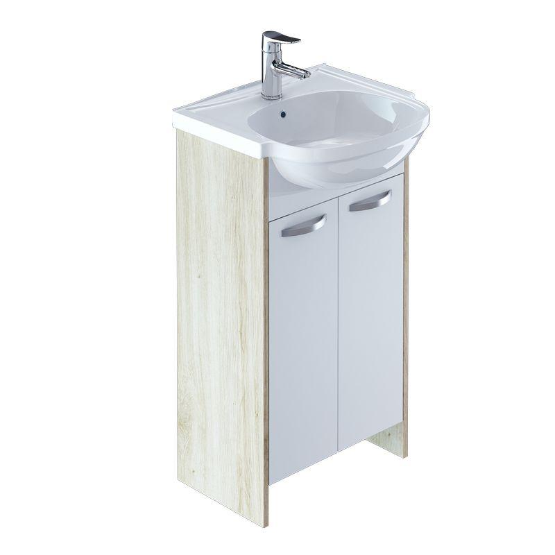 Тумба для ванной комнаты с раковиной Milardo Vol60w2m95+0016000m28