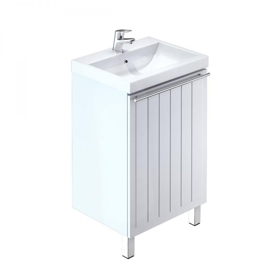 Тумба для ванной комнаты с раковиной Milardo Amu50w1m95+0015000u28
