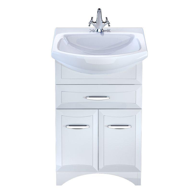 Тумба для ванной комнаты с раковиной Milardo Vic55w0m95+0025500m28