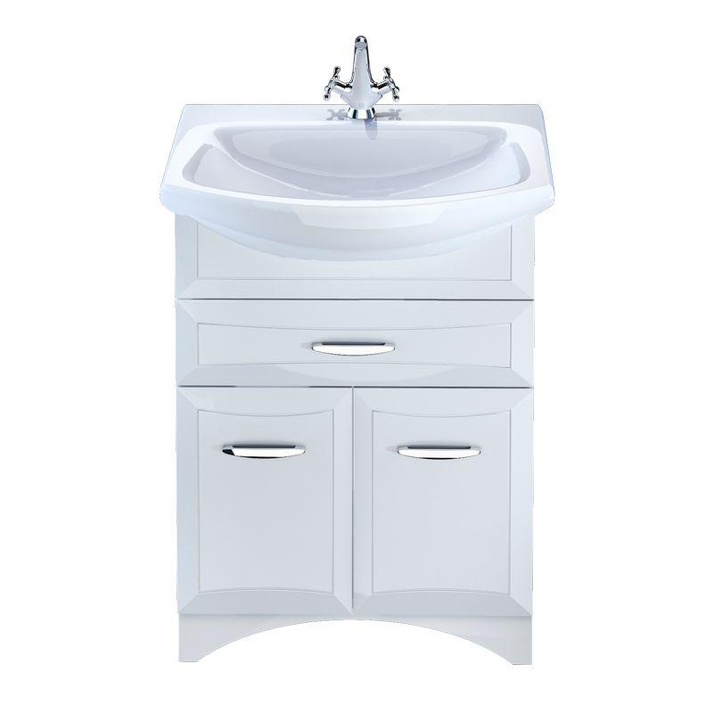 Тумба для ванной комнаты с раковиной Milardo Vic65w1m95+0026500m28