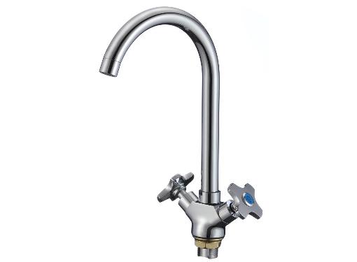 Изображение товара Смеситель для кухни РОСТОВСКАЯ МАНУФАКТУРА SL115-274F с высоким изливом и хромовым покрытием