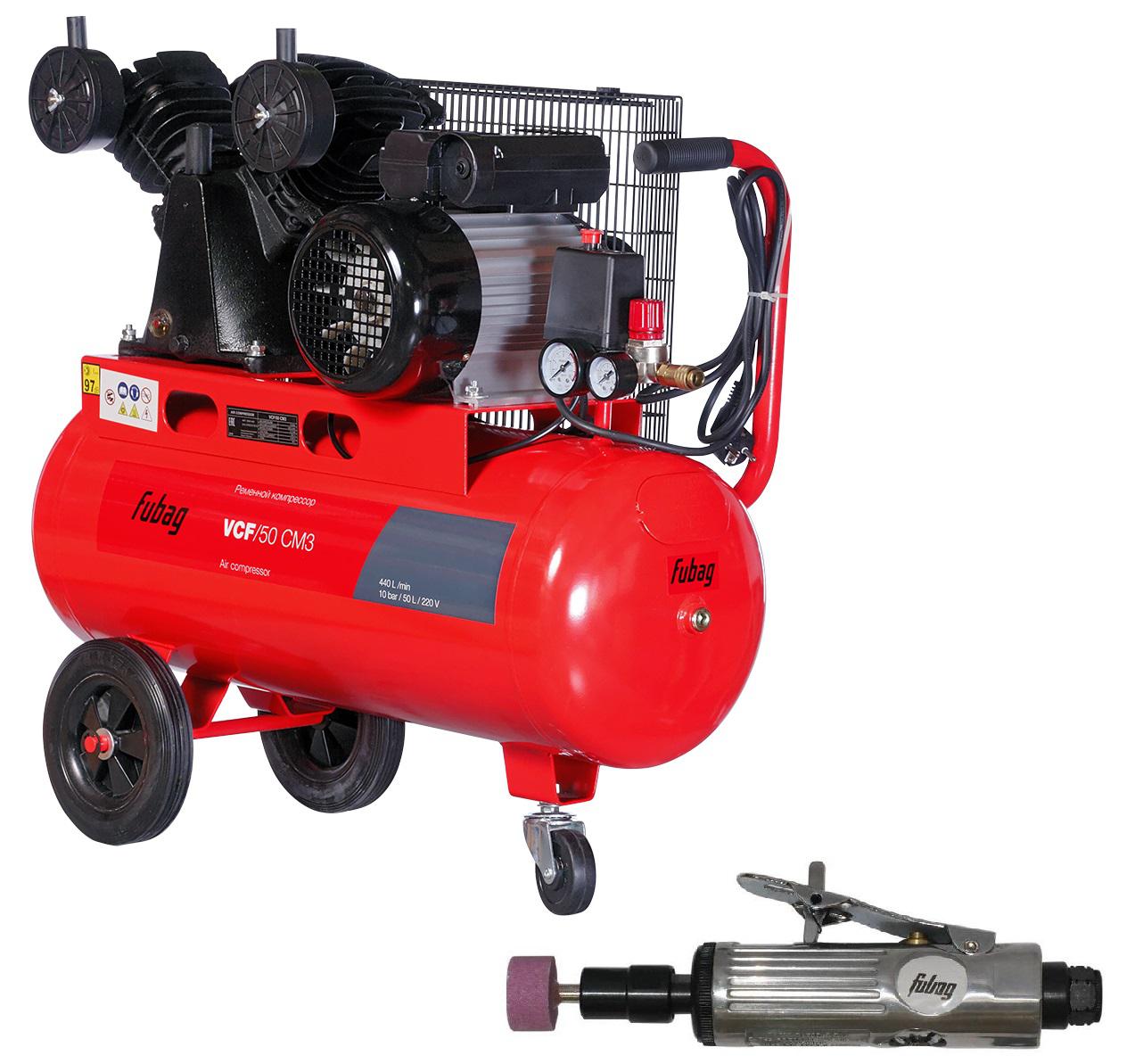 

Компрессор Fubag Vcf/50 Сm3 + Шлиф. машина gl103