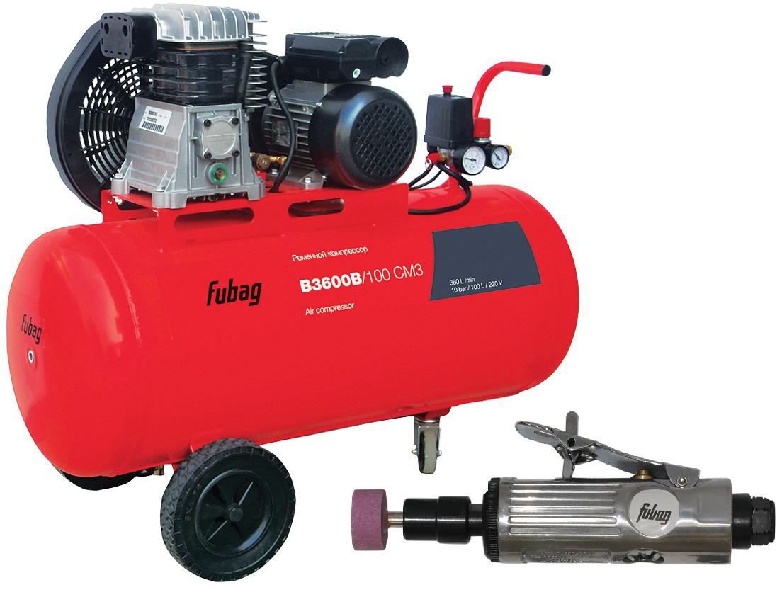 

Компрессор Fubag B3600b/100 cm3 + Шлиф. машина gl103