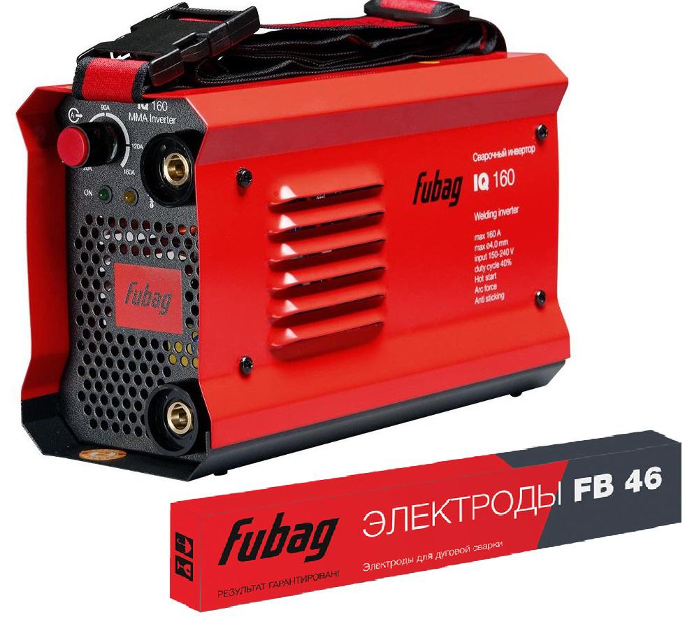 

Сварочный аппарат Fubag Iq 160 + Электроды fb 46