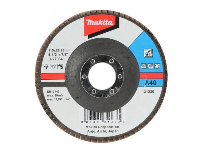 

Круг Лепестковый Торцевой (КЛТ) Makita D-27034, D-27034