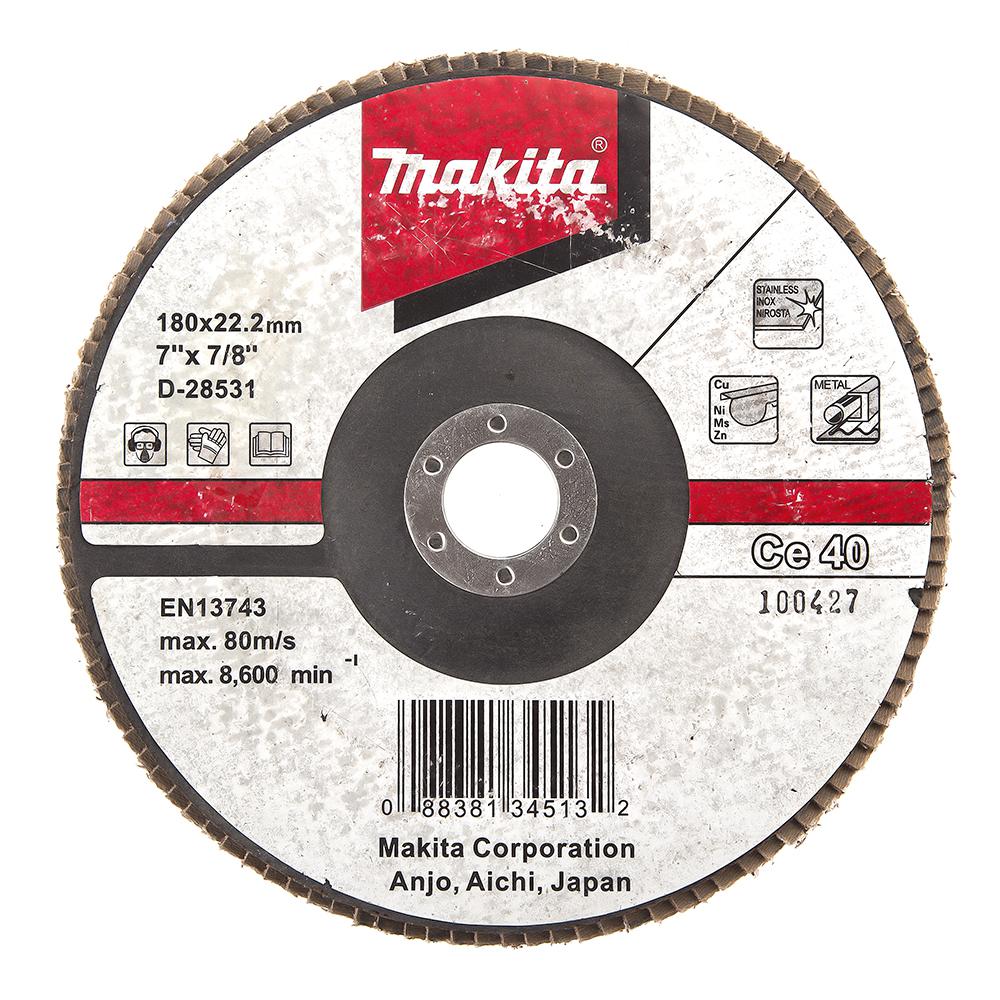 фото Круг лепестковый торцевой (клт) makita d-28531