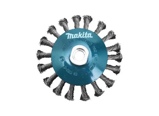 Кордщетка MAKITA тарелка 100мм для УШМ витая сталь (P-04494)