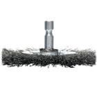 Кордщетка MAKITA плоская 75мм для дрели гофрированная сталь (P-66874)