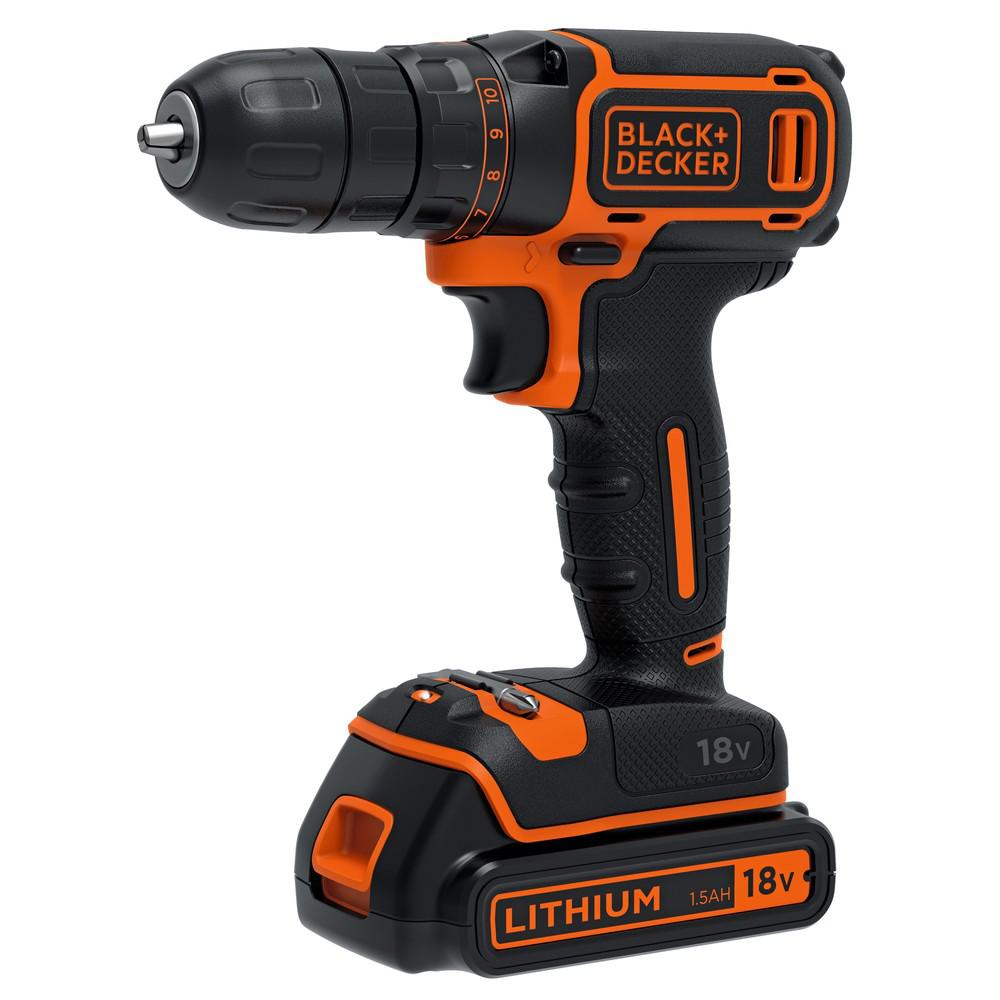 фото Дрель аккумуляторная black & decker bdcdc18k1b