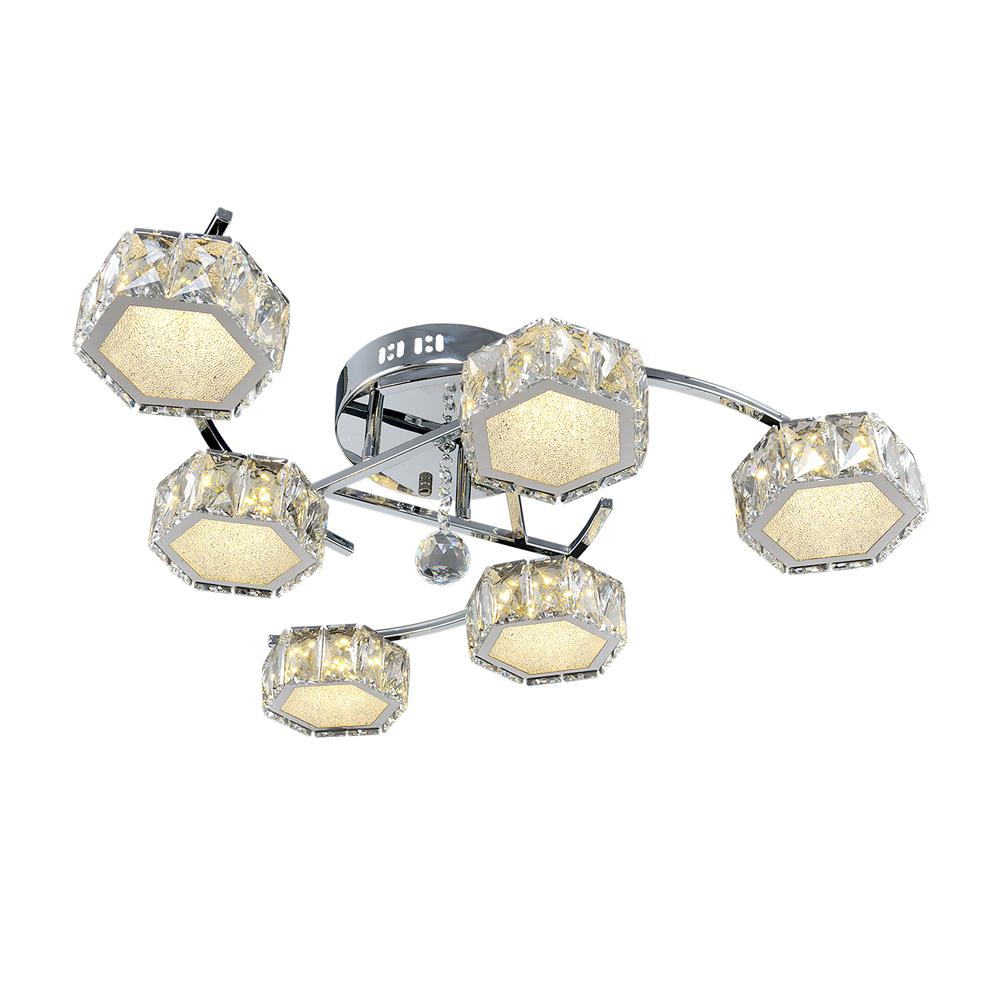 

Люстра МАКСИСВЕТ Геометрия 1-1695-6-cr y led