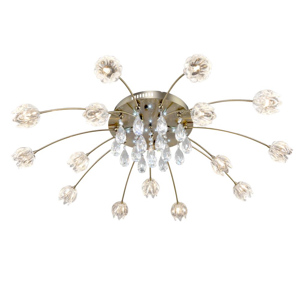 

Люстра МАКСИСВЕТ Флористика 1-7448-15-ab-led y g4
