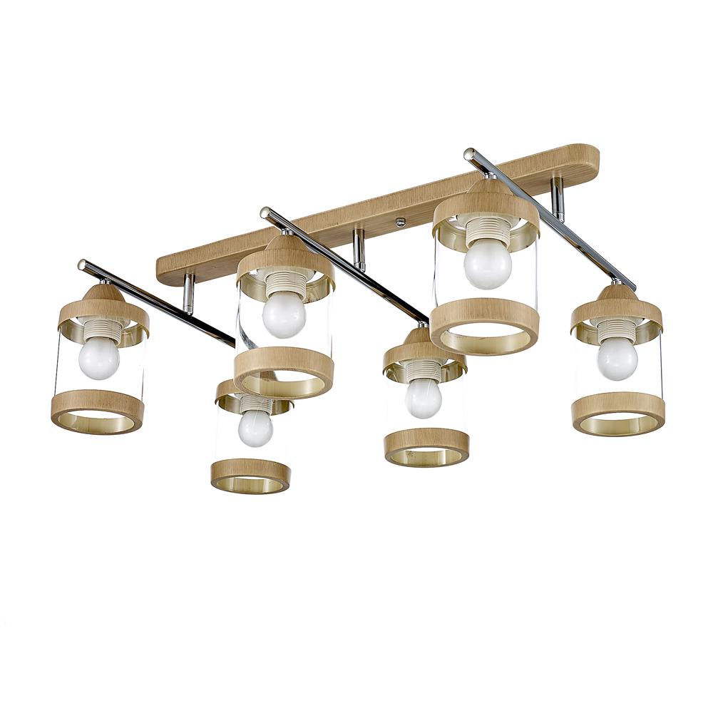 

Люстра МАКСИСВЕТ Еврокаркасы 1-3040-6-wa+cr e27