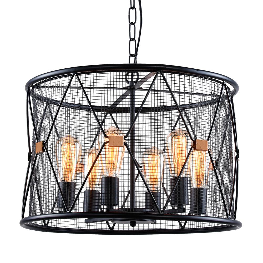 

Люстра Riforma Loft 2-8555-6-bk+fg