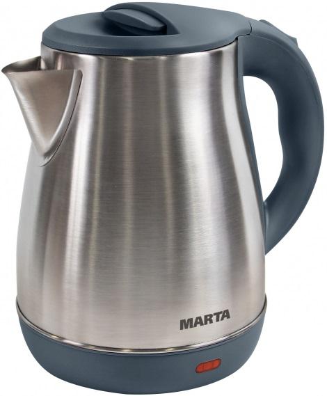 

Чайник Marta Mt-1091 серый жемчуг