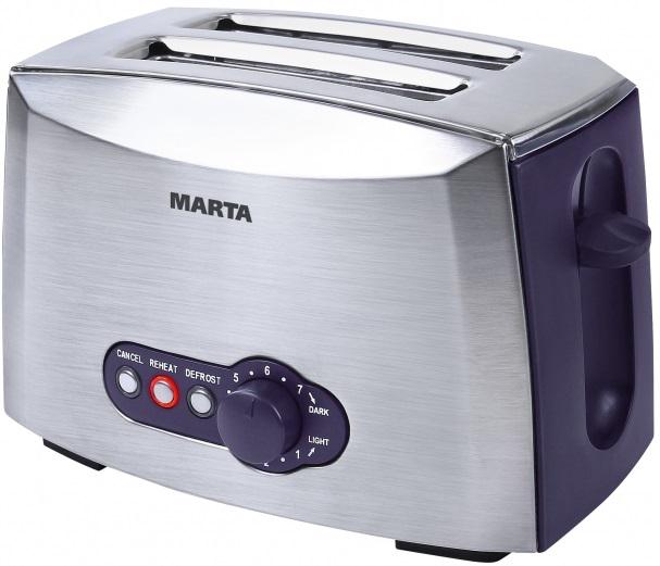 

Тостер Marta Mt-1705 темный топаз