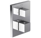 Изображение товара Смеситель JACOB DELAFON E75391-CP SQUARE термостатический двухвыходной