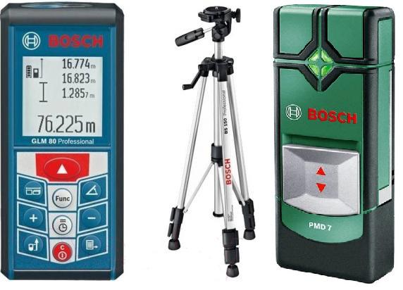 

Дальномер Bosch Glm 80 + ШТАТИВ bs 150 (0.615.994.0a1) + Детектор pmd7