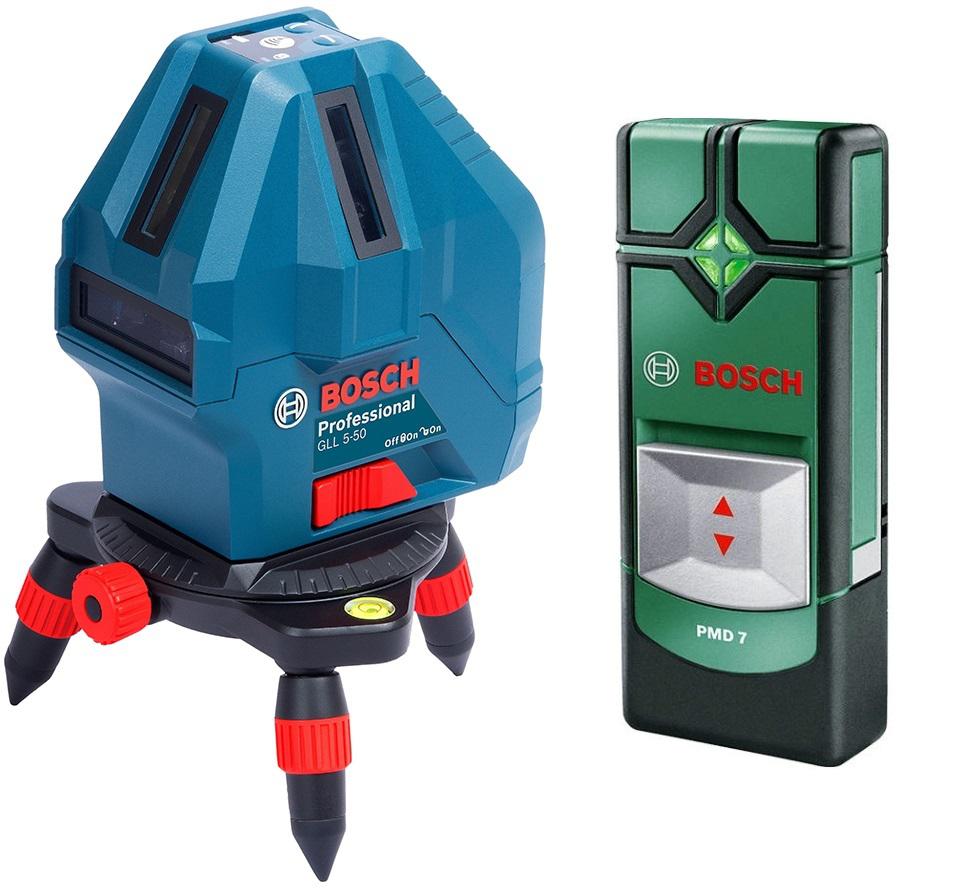 

Уровень Bosch Gll 3-15 + мини штатив (0.601.063.m00) + Детектор pmd7