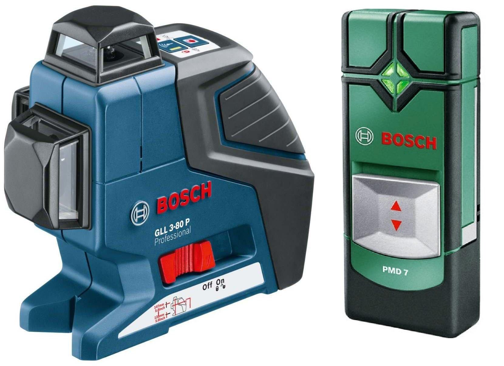 

Уровень Bosch Gll 3-80 professional (0.601.063.305) + Детектор pmd7