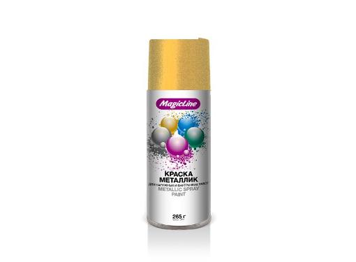 Изображение товара Краска MAGICLINE 2130 яркое золото 265г с эффектом металлика
