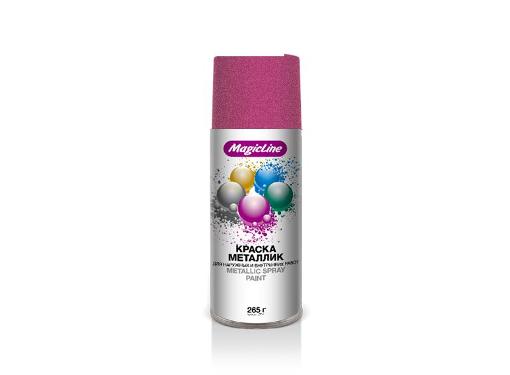 Изображение товара Краска MAGICLINE 2010 металлик пурпурно-красная 265г RAL 470M