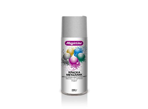 Изображение товара Краска MAGICLINE 2080 металлик серебро 265г RAL 110M
