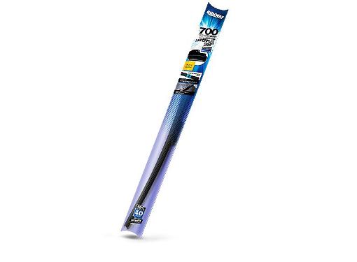 Изображение товара Щётка стеклоочистителя бескаркасная RUNWAY RW-28U 700мм универсальная всесезонная