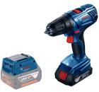 Изображение товара Аккумуляторная дрель-шуруповерт Bosch GSR 180-Li + адаптер, 2 аккумулятора, кейс