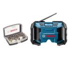 Набор BOSCH Радио GML 108 V-LI (0601429200) без акк. и з.у,Набор бит 2607017319