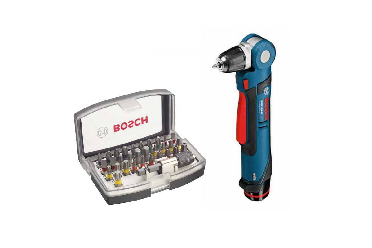 

Набор Bosch Дрель аккумуляторная gwb 10,8 v-li2.0Ач (0.601.390.908),Набор бит 2.607.017.319