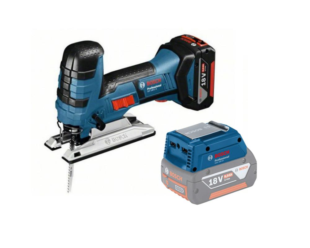 

Набор Bosch Лобзик gst 18 v-li s (0.601.5a5.102),Адаптер gaa 18v-24