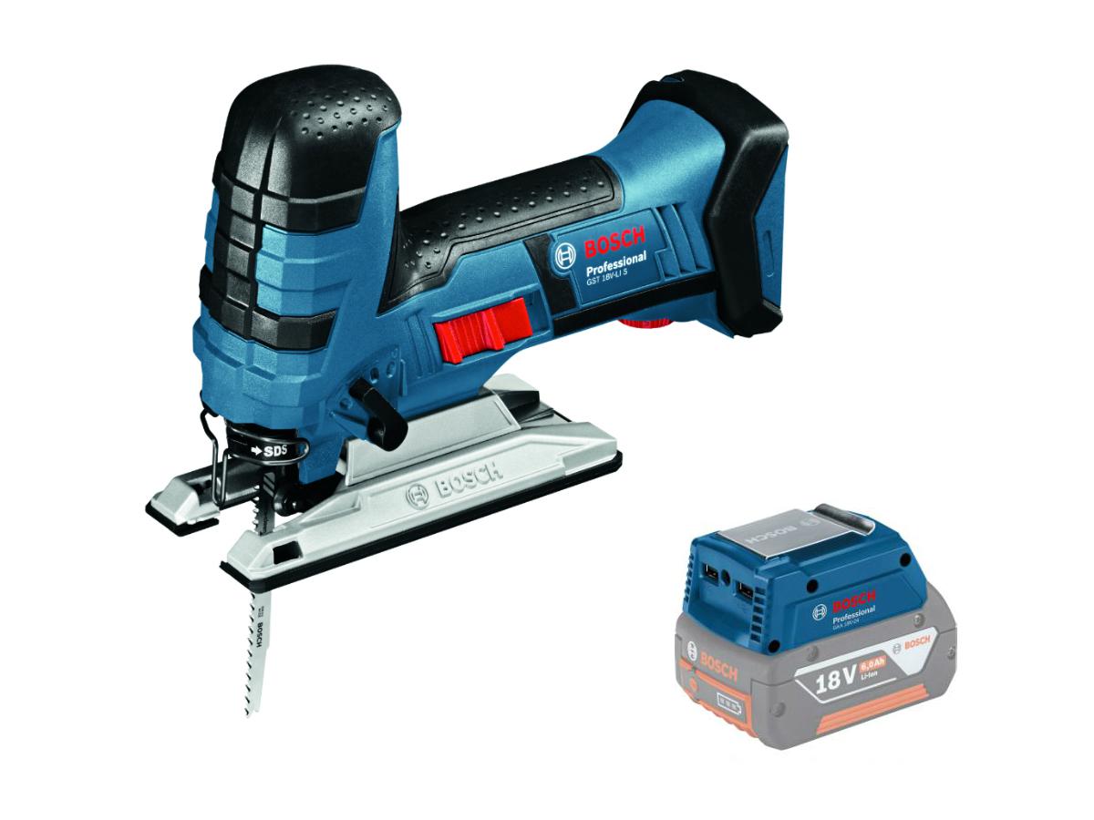 

Набор Bosch Лобзик gst 18 v-li s (0.601.5a5.100),Адаптер gaa 18v-24