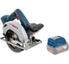 Набор BOSCH Пила циркулярная GKS 18V-57 (06016A2200) без акк. и з.у,Адаптер GAA 18V-24
