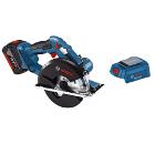 Набор BOSCH Пила циркулярная GKM 18 V-LI (06016A4000),Адаптер GAA 18V-24