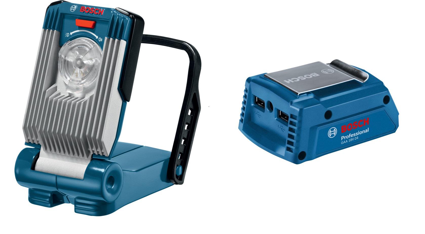 

Набор Bosch Фонарь gli variled (0.601.443.400),Адаптер gaa 18v-24