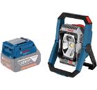 Набор BOSCH Фонарь GLI 18V-1900 (0601446400) без акк. и з.у,Адаптер GAA 18V-24
