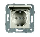 Изображение товара Механизм розетки PANASONIC WKTT0210-2BR-RES Karre Plus с крышкой бронза 220V 16А