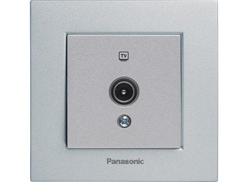 Изображение товара Механизм розетки телевизионной проходной PANASONIC WKTT0452-2SL-RES Karre Plus