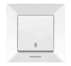 Изображение товара Переключатель PANASONIC WMTC0003-2WH-RES Arkedia 1-клавишный проходной белый Изображение товара Переключатель PANASONIC WMTC0003-2WH-RES Arkedia 1-клавишный проходной белый