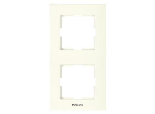 Изображение товара Рамка для электроточек PANASONIC WKTF0812-2BG-RES Karre Plus 2 поста кремовая