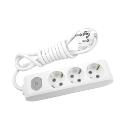 Изображение товара Удлинитель PANASONIC WLTA0435-2WH-RES 3гн х 5м с выключателем