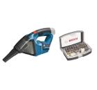 Набор BOSCH Пылесос GAS 108 V-LI (06019E3020) без акк. и з.у +Набор бит 2607017319