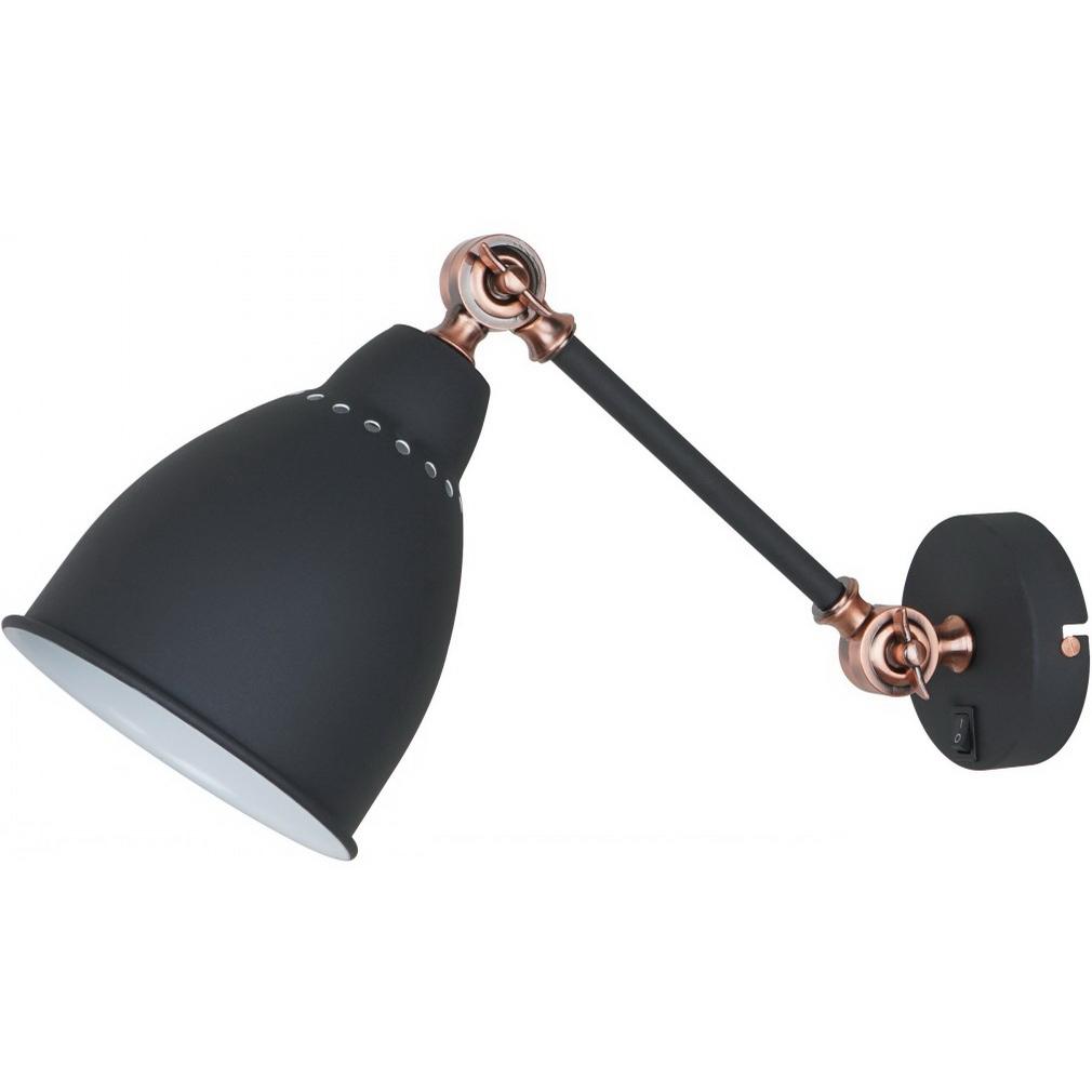 

Светильник настенный Arte lamp A2054ap-1bk, A2054ap-1bk