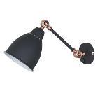 Изображение товара Настенный светильник ARTE LAMP A2054AP-1BK черный метал / стиль модерн / IP20